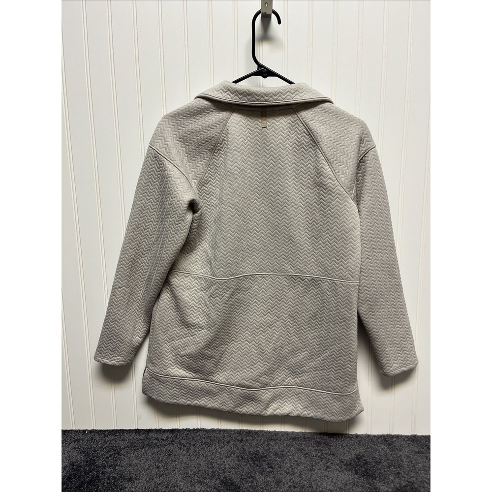 L.L.Bean Quarter Zip Up, Quilted Pattern, Women's Pull Over Preppy Soccer Mom - Picture 6 of 8